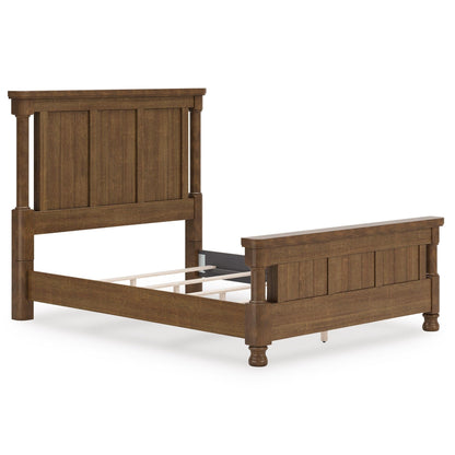 Signature Design by Ashley Rowlenstown PCB824B2 Queen Poster Bed - American Furniture of Slidell