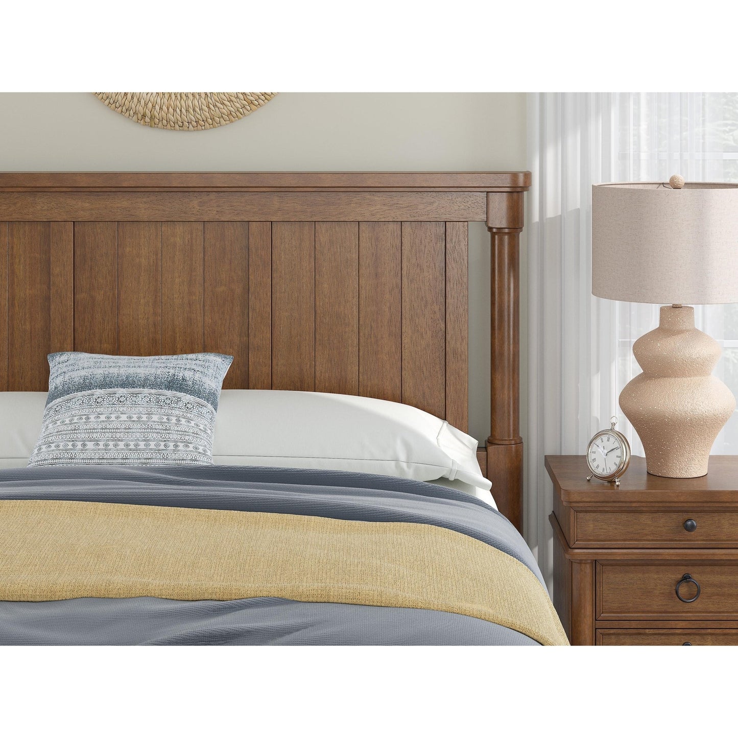 Signature Design by Ashley Rowlenstown PCB824B4 King Poster Bed - American Furniture of Slidell