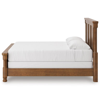 Signature Design by Ashley Rowlenstown PCB824B5 California King Poster Bed - American Furniture of Slidell