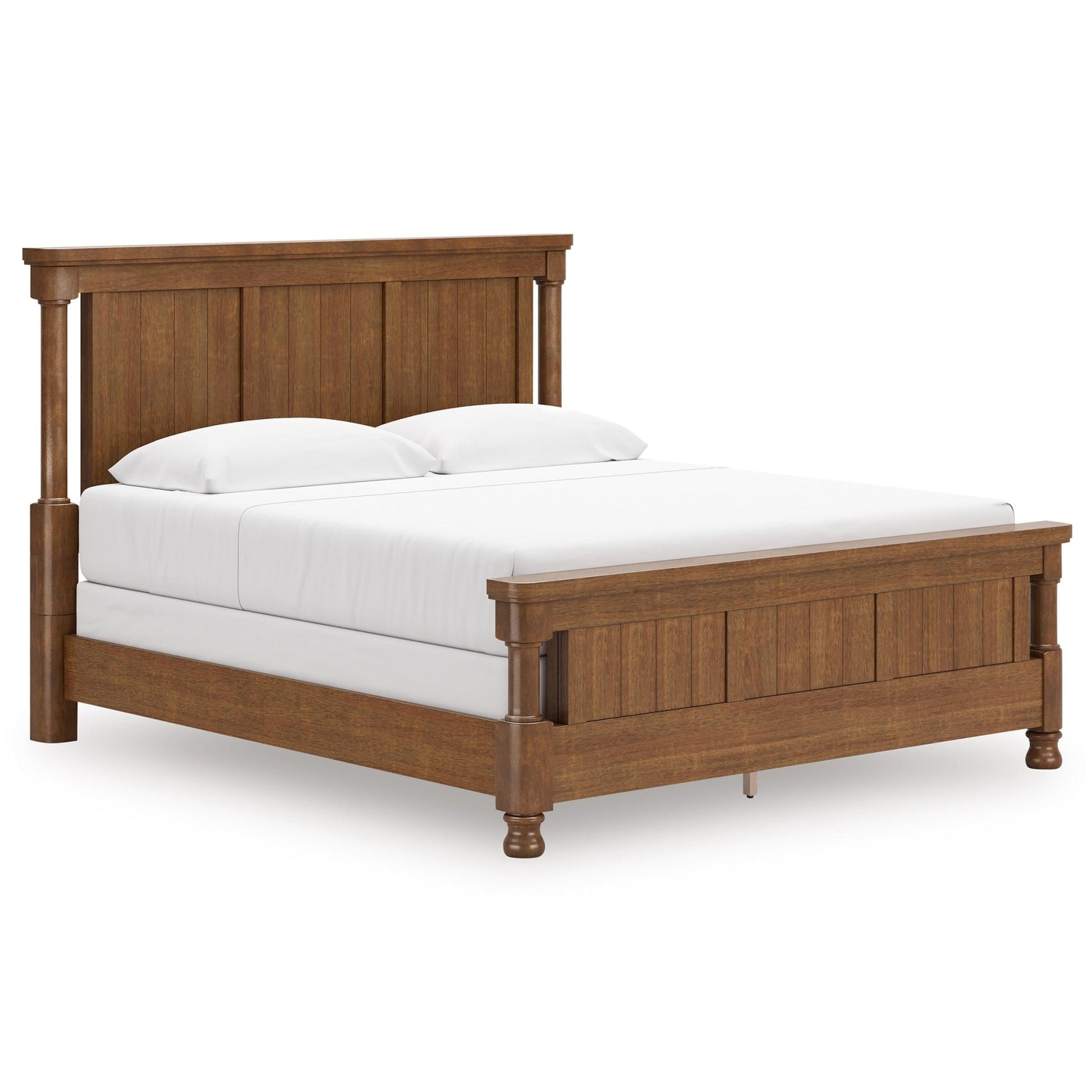 Signature Design by Ashley Rowlenstown PCB824B5 California King Poster Bed - American Furniture of Slidell
