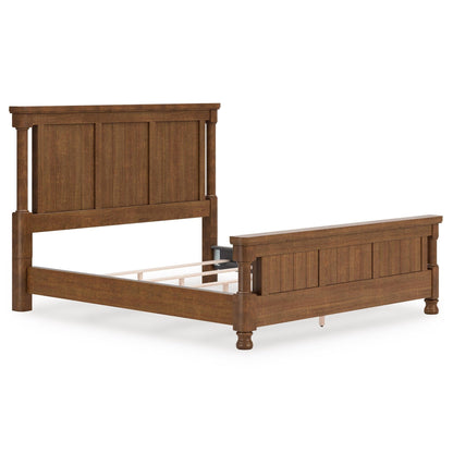 Signature Design by Ashley Rowlenstown PCB824B5 California King Poster Bed - American Furniture of Slidell