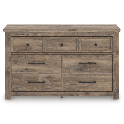 Signature Design by Ashley Rusticott PCB2260 - 31 Seven Drawer Dresser - American Furniture of Slidell