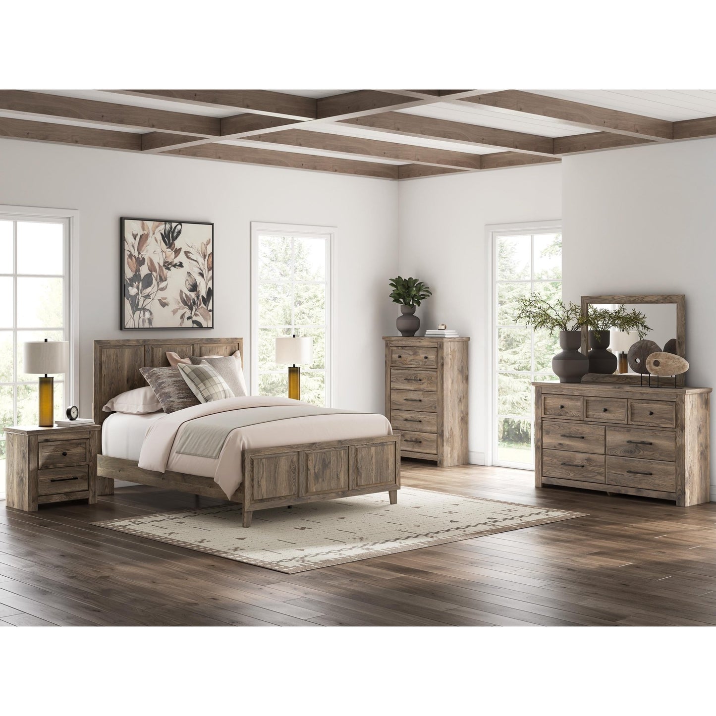 Signature Design by Ashley Rusticott PCB2260 - 36 Bedroom Mirror - American Furniture of Slidell