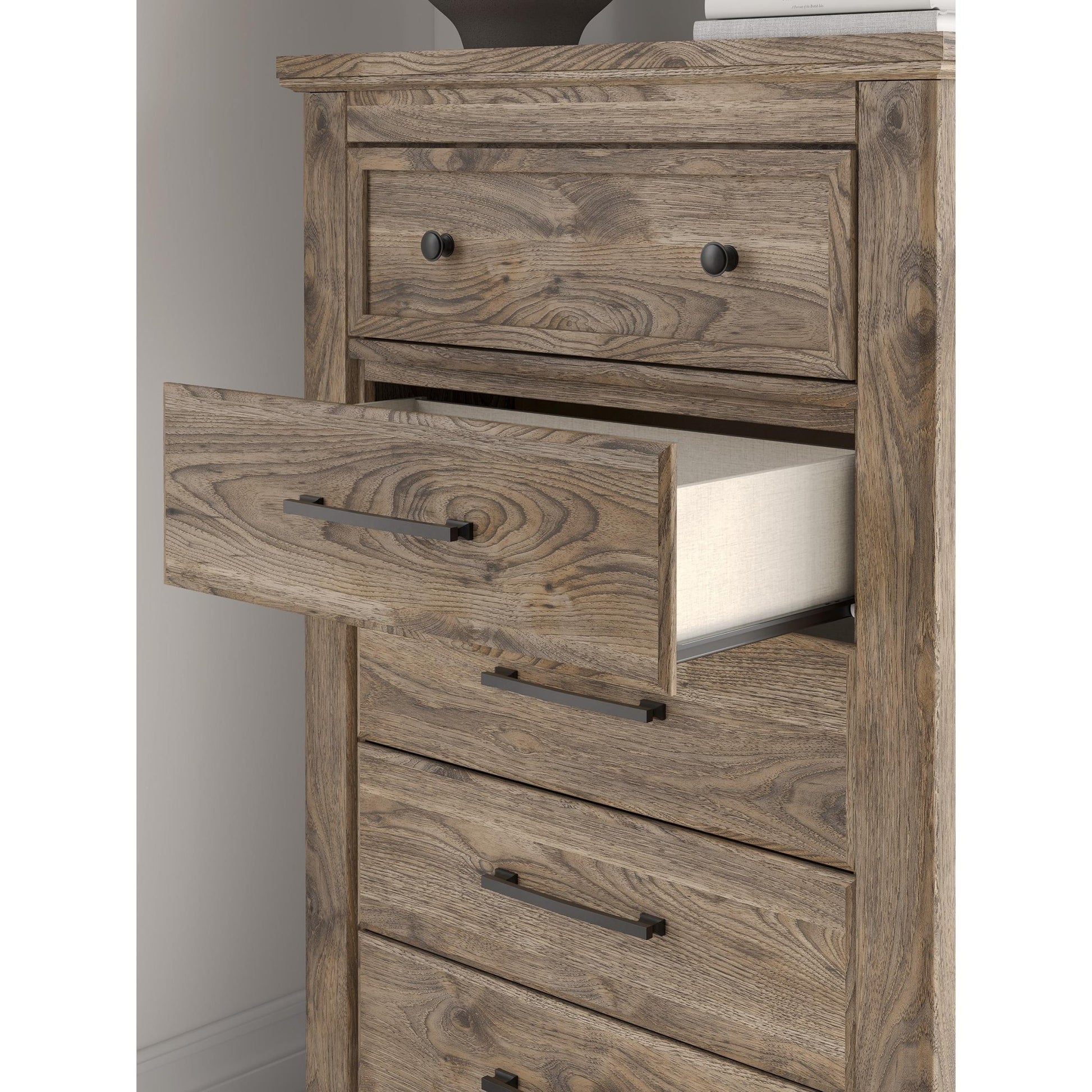 Signature Design by Ashley Rusticott PCB2260 - 46 Five Drawer Chest - American Furniture of Slidell