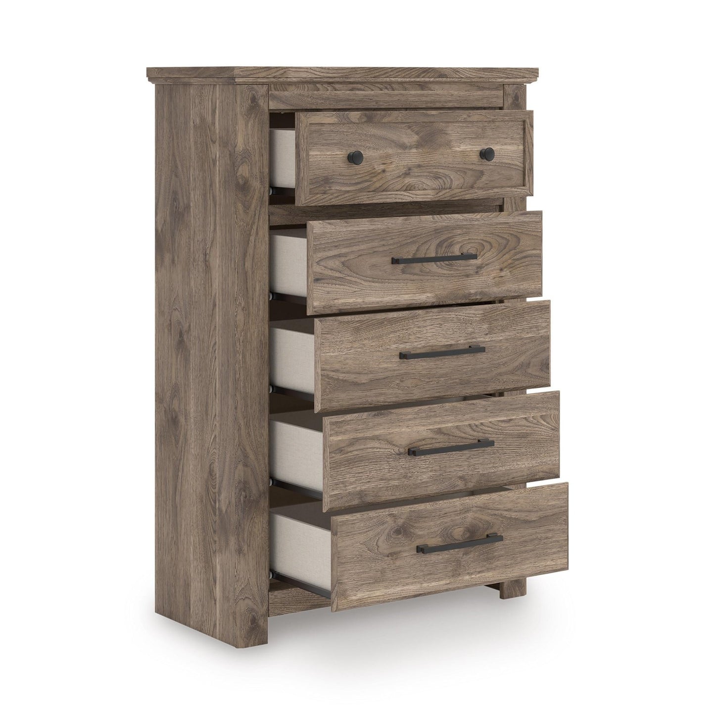 Signature Design by Ashley Rusticott PCB2260 - 46 Five Drawer Chest - American Furniture of Slidell