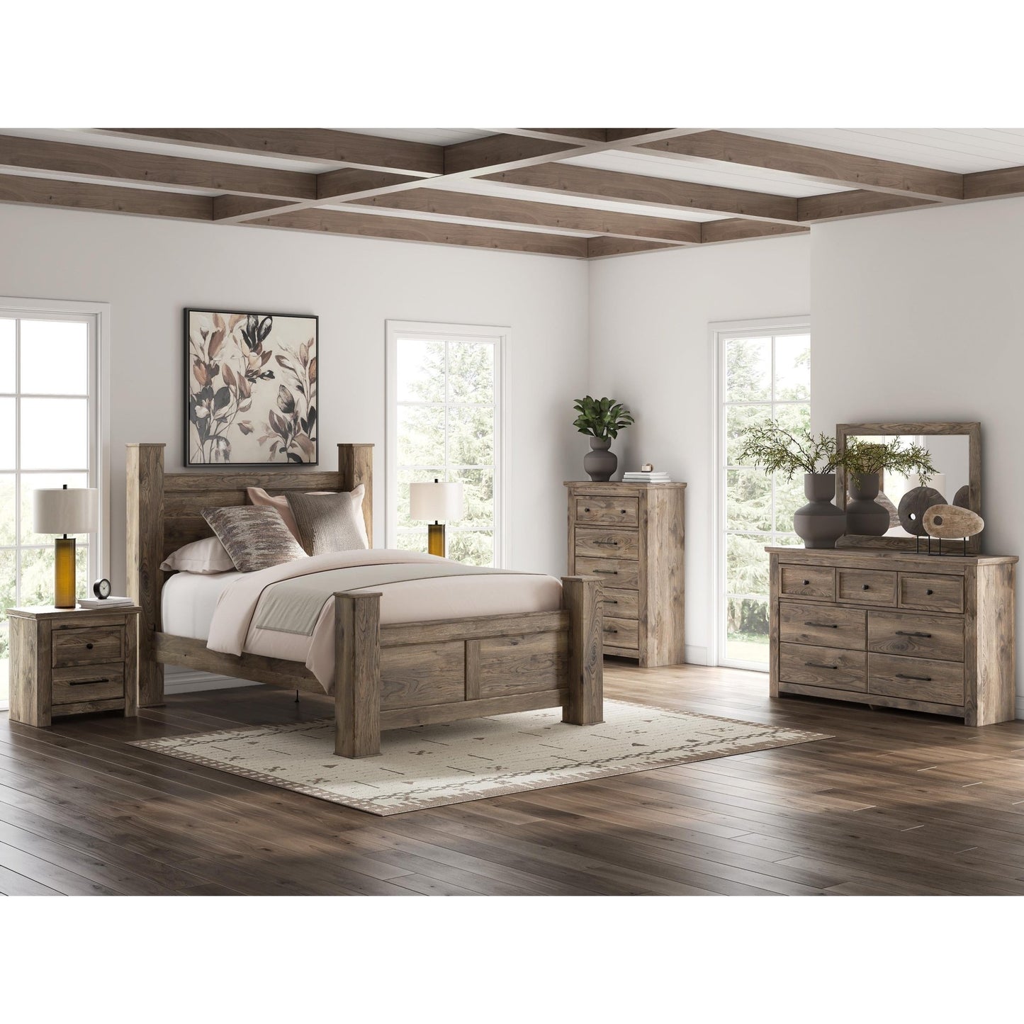 Signature Design by Ashley Rusticott PCB2260 - 46 Five Drawer Chest - American Furniture of Slidell