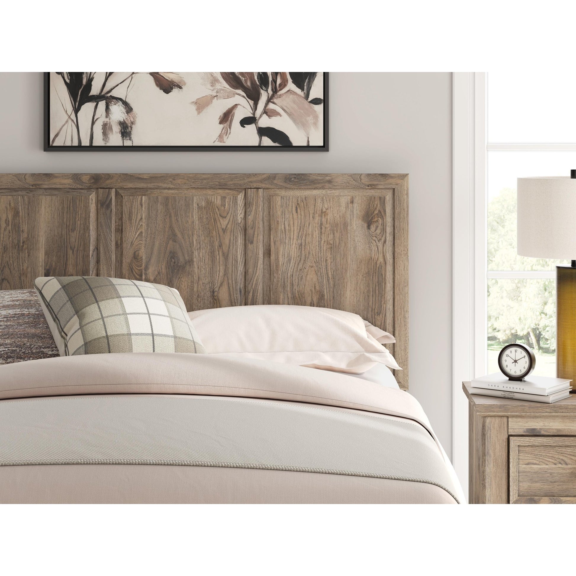 Signature Design by Ashley Rusticott PCB2260 - 57 Queen Panel Headboard - American Furniture of Slidell