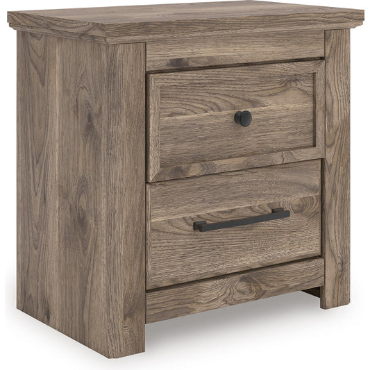 Signature Design by Ashley Rusticott PCB2260 - 92 Two Drawer Night Stand - American Furniture of Slidell