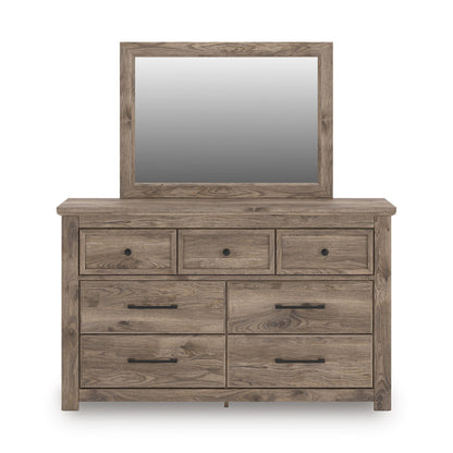 Signature Design by Ashley Rusticott PCB2260B1 Dresser and Mirror - American Furniture of Slidell