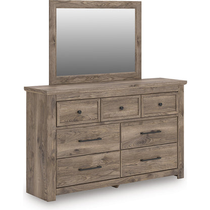Signature Design by Ashley Rusticott PCB2260B1 Dresser and Mirror - American Furniture of Slidell