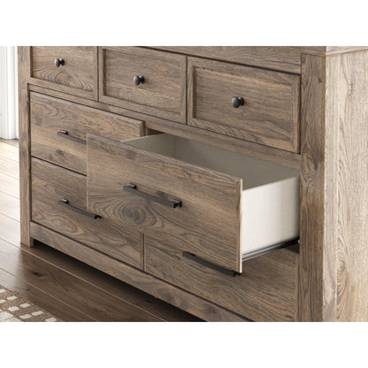 Signature Design by Ashley Rusticott PCB2260B1 Dresser and Mirror - American Furniture of Slidell