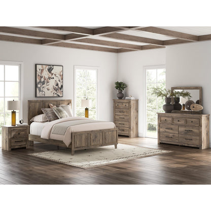Signature Design by Ashley Rusticott PCB2260B2 Queen Panel Bed - American Furniture of Slidell