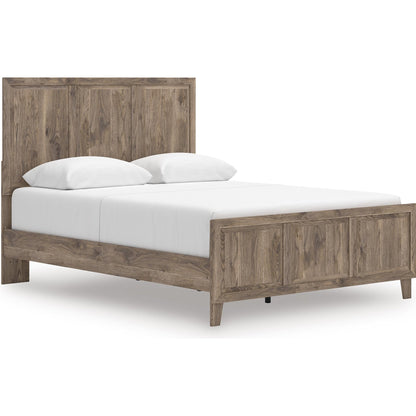 Signature Design by Ashley Rusticott PCB2260B2 Queen Panel Bed - American Furniture of Slidell