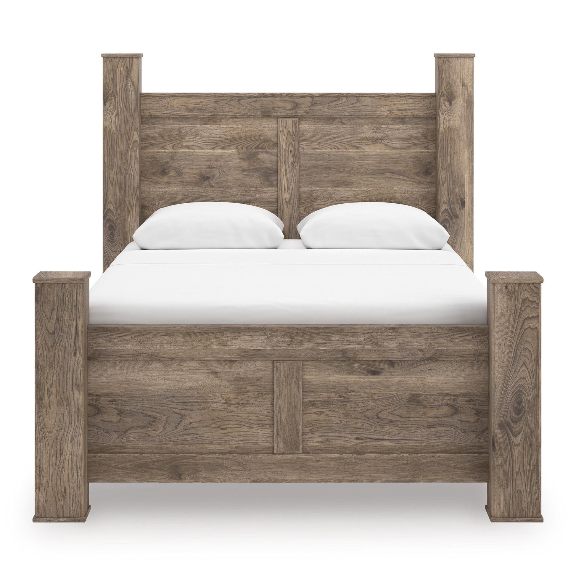 Signature Design by Ashley Rusticott PCB2260B4 Queen Poster Bed - American Furniture of Slidell