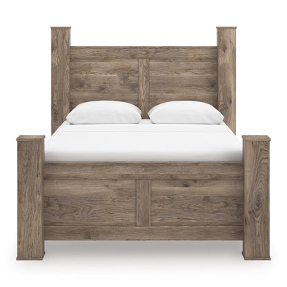 Signature Design by Ashley Rusticott PCB2260B4 Queen Poster Bed - American Furniture of Slidell