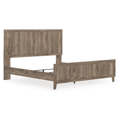 Signature Design by Ashley Rusticott PCB2260B6 King Panel Bed - American Furniture of Slidell