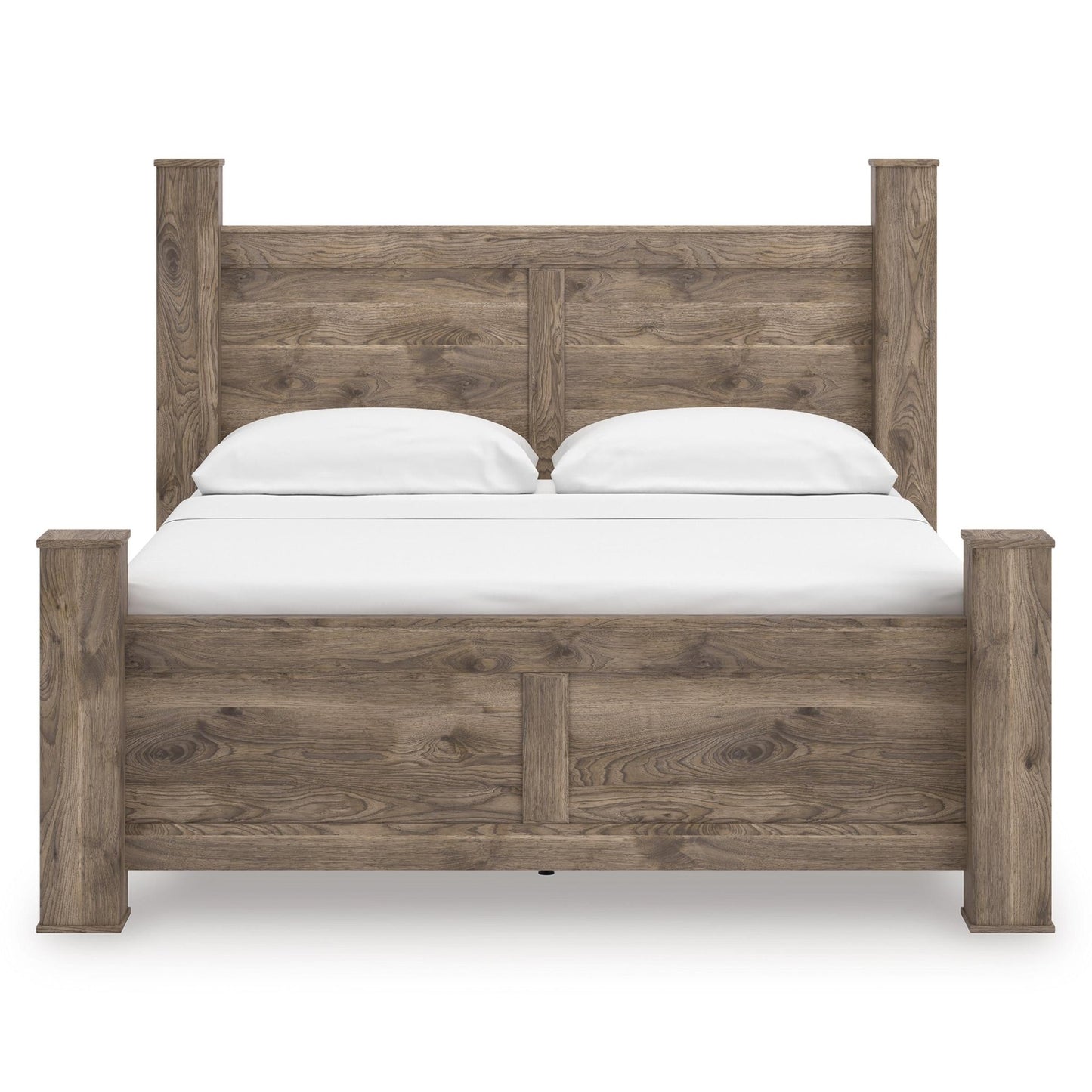 Signature Design by Ashley Rusticott PCB2260B7 King Poster Bed - American Furniture of Slidell