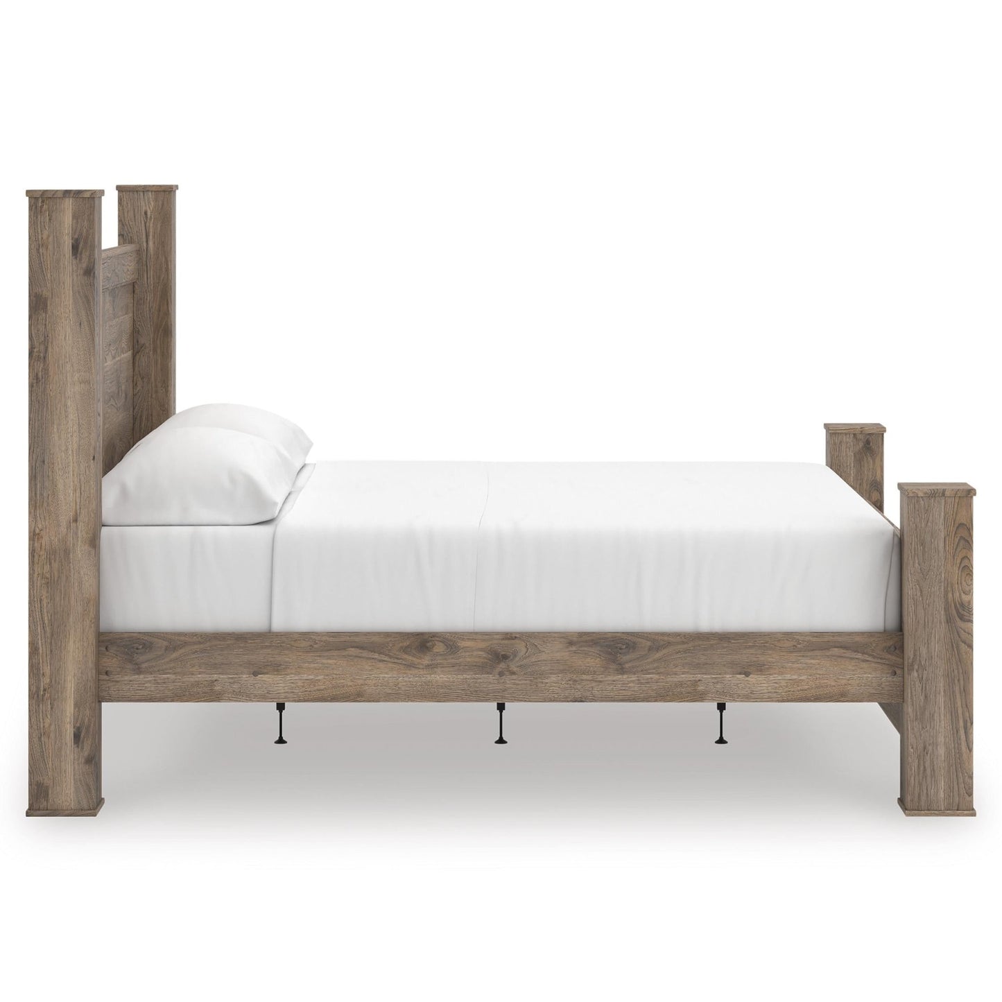 Signature Design by Ashley Rusticott PCB2260B7 King Poster Bed - American Furniture of Slidell