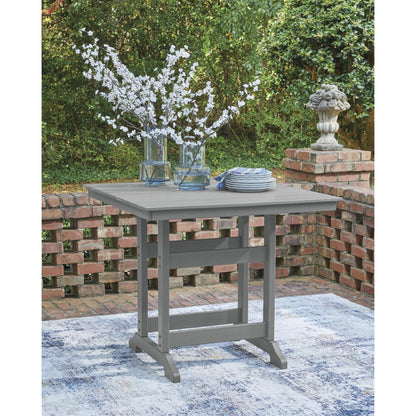 Signature Design by Ashley Sanctuary Beach PCP227 - 632 Square Counter Table with Umbrella Option - American Furniture of Slidell