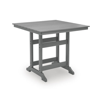 Signature Design by Ashley Sanctuary Beach PCP227 - 632 Square Counter Table with Umbrella Option - American Furniture of Slidell