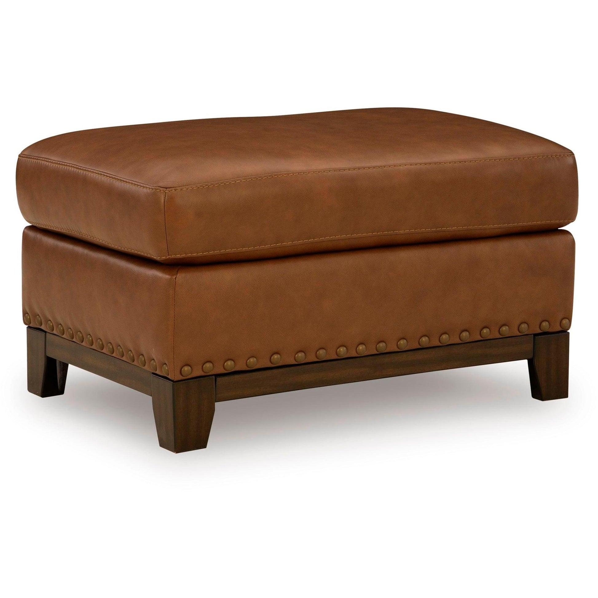 Signature Design by Ashley Saonara Leather Match Ottoman PC7310914 - American Furniture of Slidell