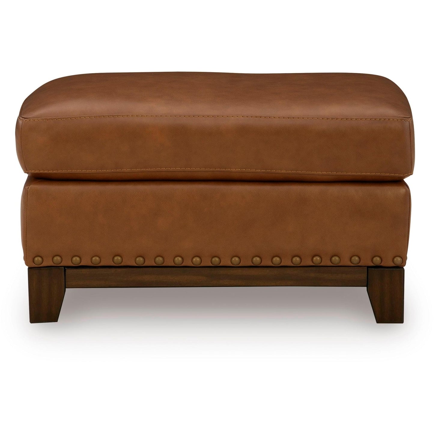 Signature Design by Ashley Saonara Leather Match Ottoman PC7310914 - American Furniture of Slidell