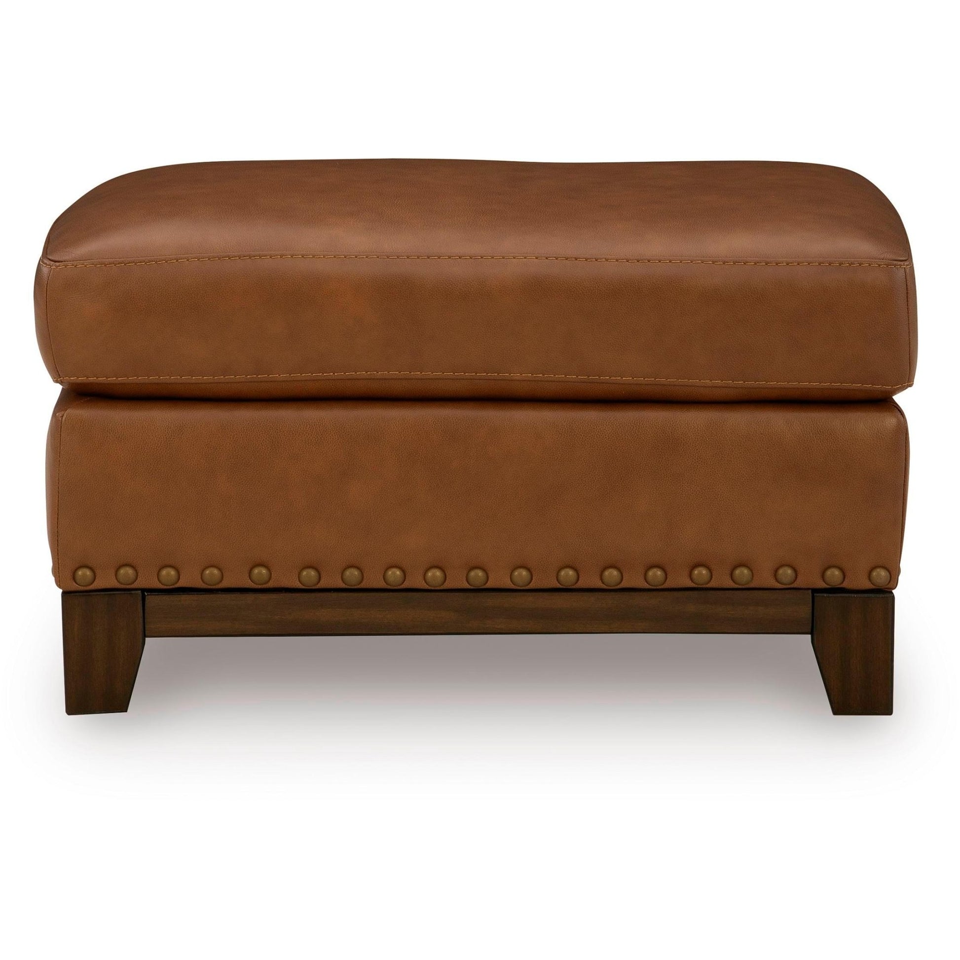 Signature Design by Ashley Saonara Leather Match Ottoman PC7310914 - American Furniture of Slidell