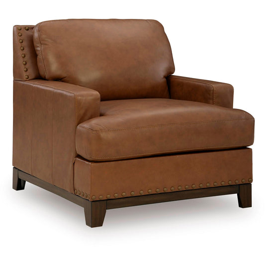 Signature Design by Ashley Saonara Stationary Leather Match Chair PC7310920 - American Furniture of Slidell