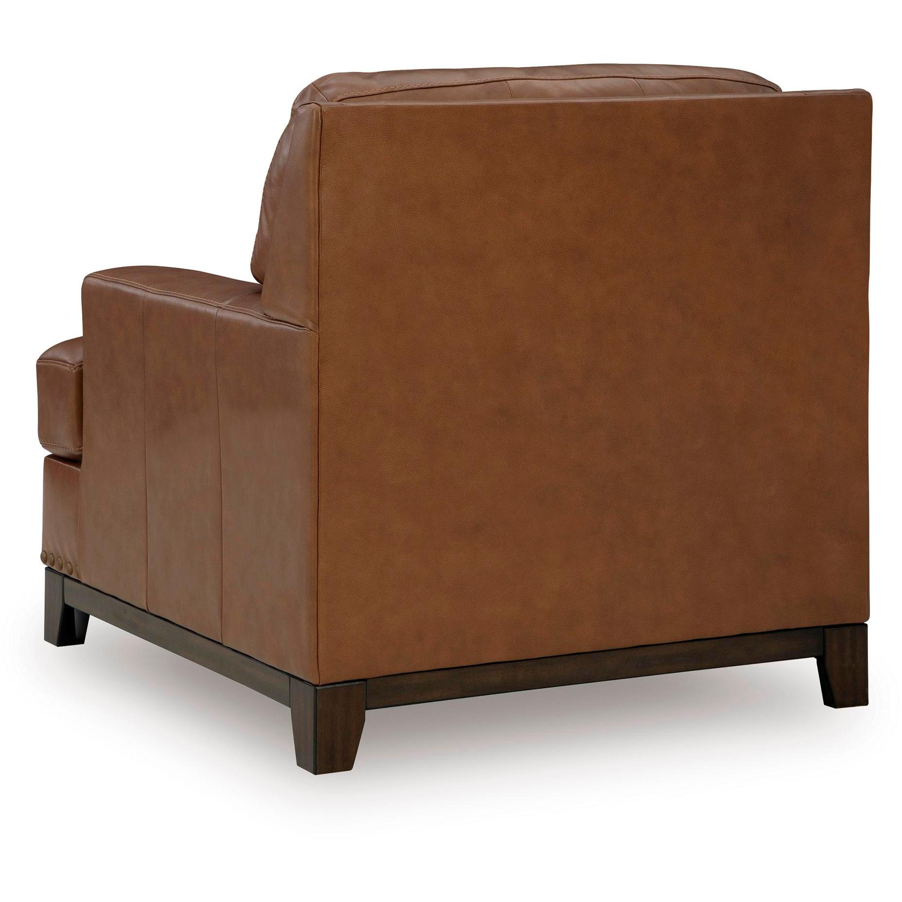 Signature Design by Ashley Saonara Stationary Leather Match Chair PC7310920 - American Furniture of Slidell