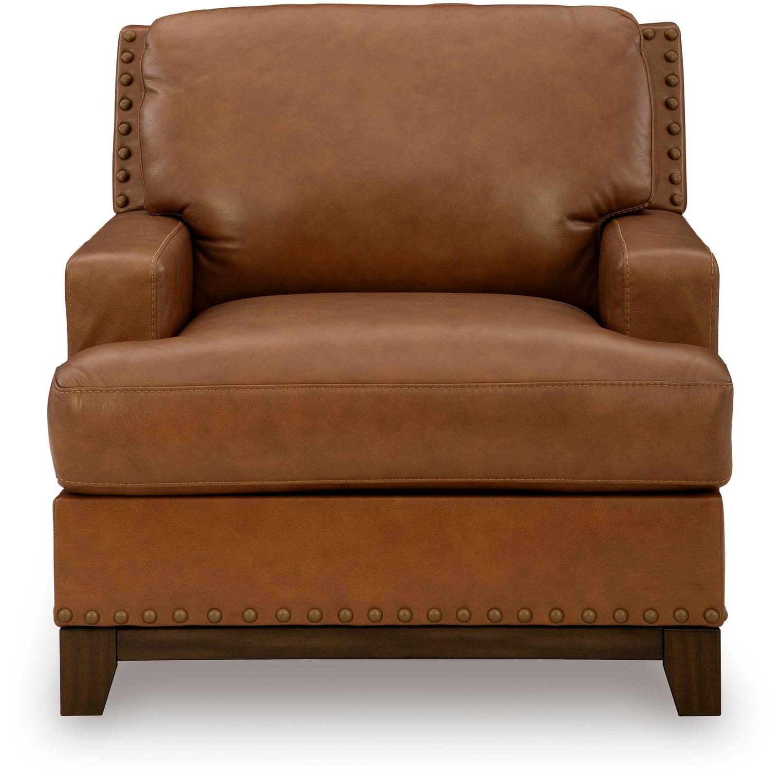 Signature Design by Ashley Saonara Stationary Leather Match Chair PC7310920 - American Furniture of Slidell