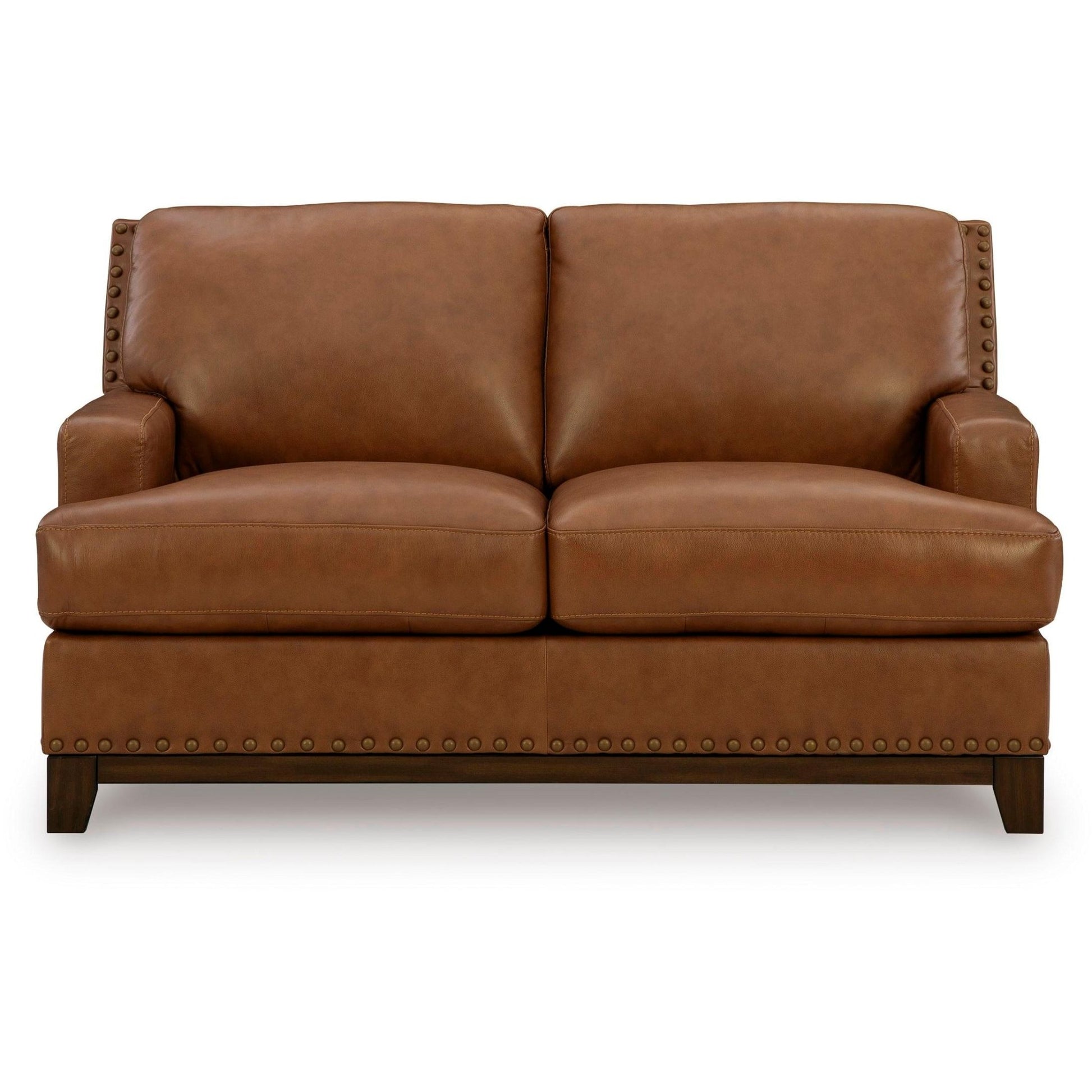 Signature Design by Ashley Saonara Stationary Leather Match Loveseat PC7310935 - American Furniture of Slidell
