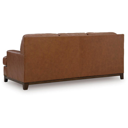Signature Design by Ashley Saonara Stationary Leather Match Sofa PC7310938 - American Furniture of Slidell