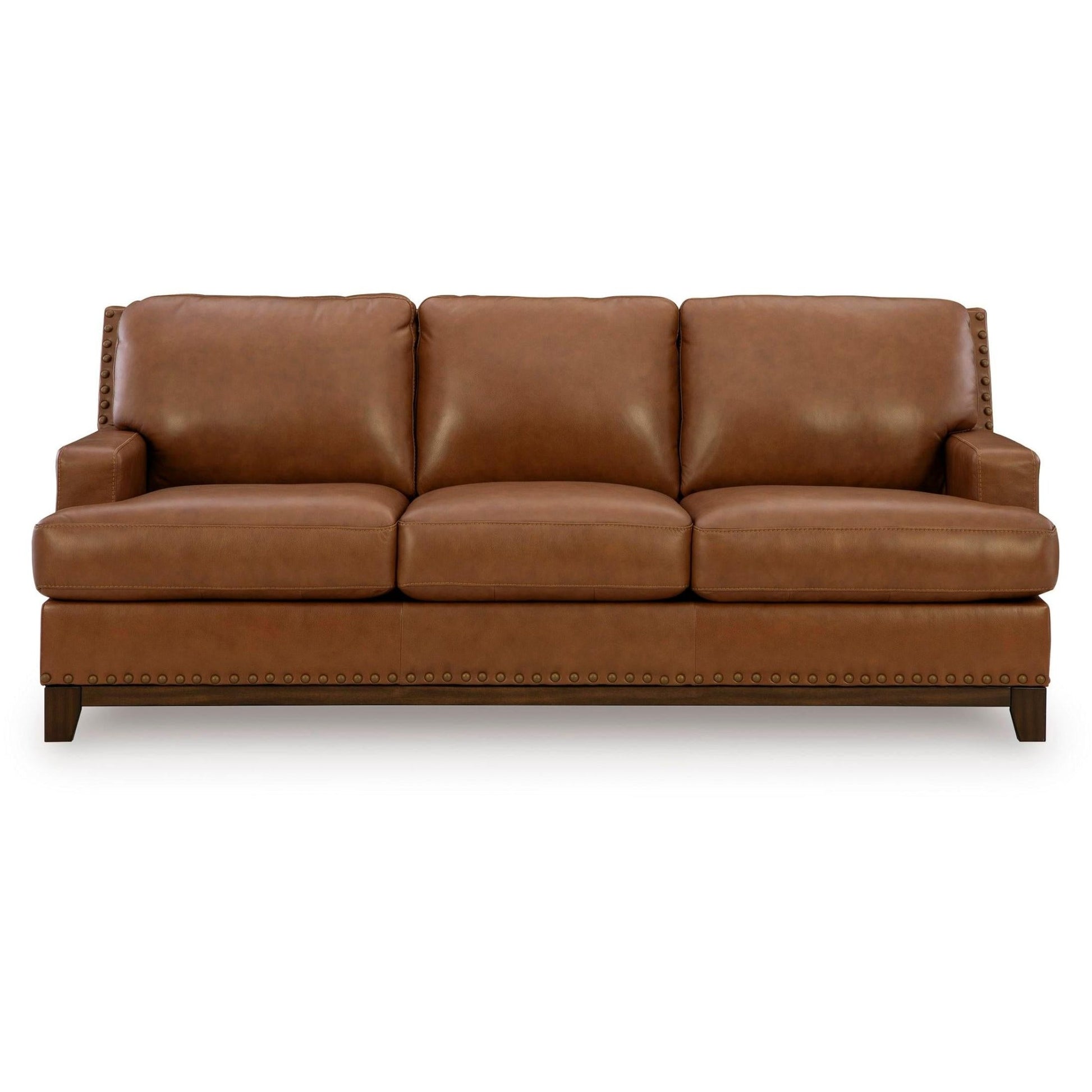 Signature Design by Ashley Saonara Stationary Leather Match Sofa PC7310938 - American Furniture of Slidell