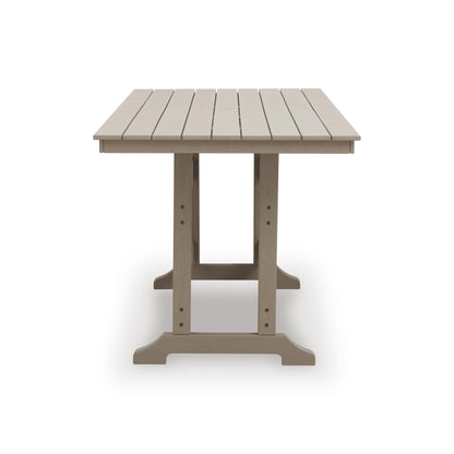 Signature Design by Ashley Seacliff Beach PCP228 - 642 Rectangular Counter Table with Umbrella Option - American Furniture of Slidell