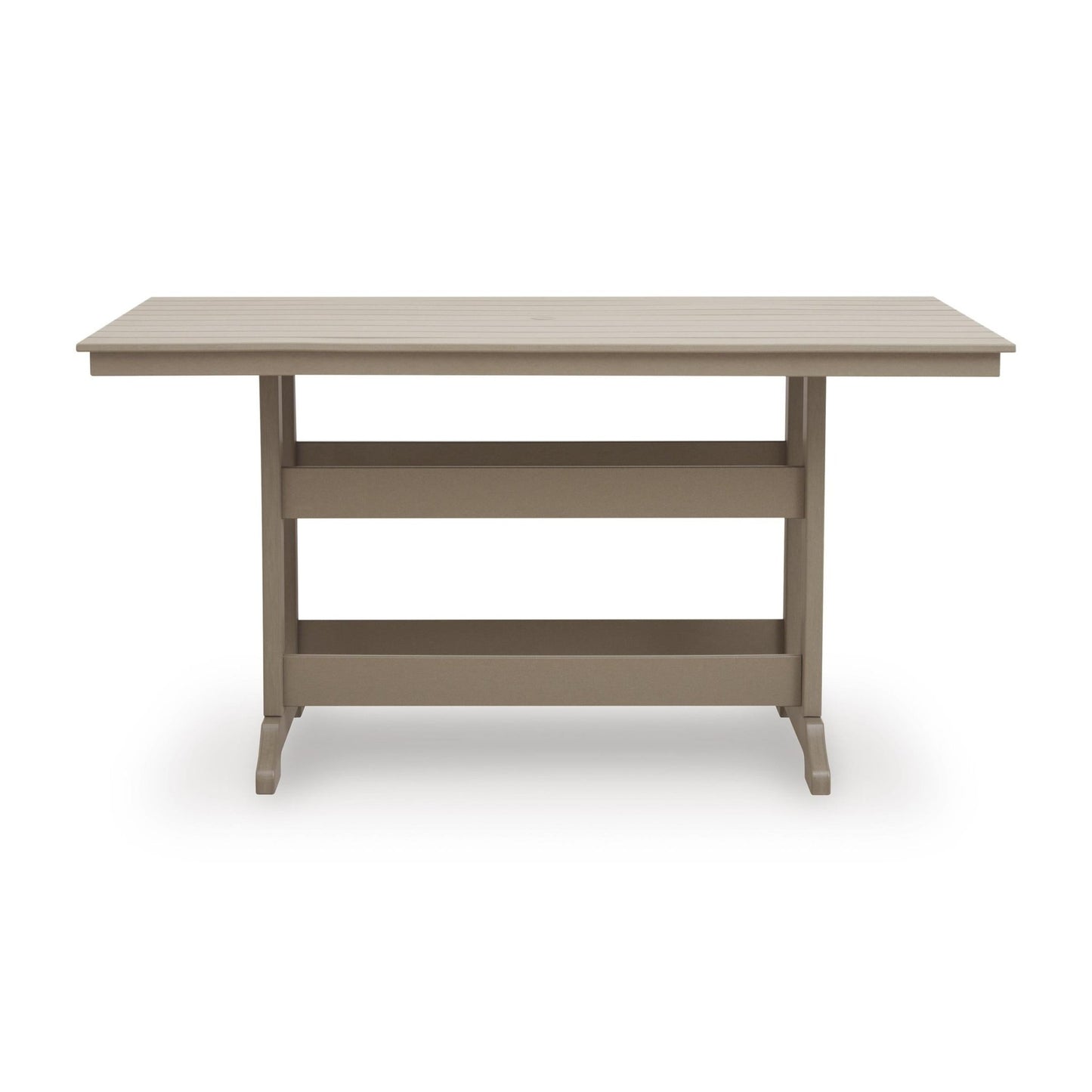 Signature Design by Ashley Seacliff Beach PCP228 - 642 Rectangular Counter Table with Umbrella Option - American Furniture of Slidell