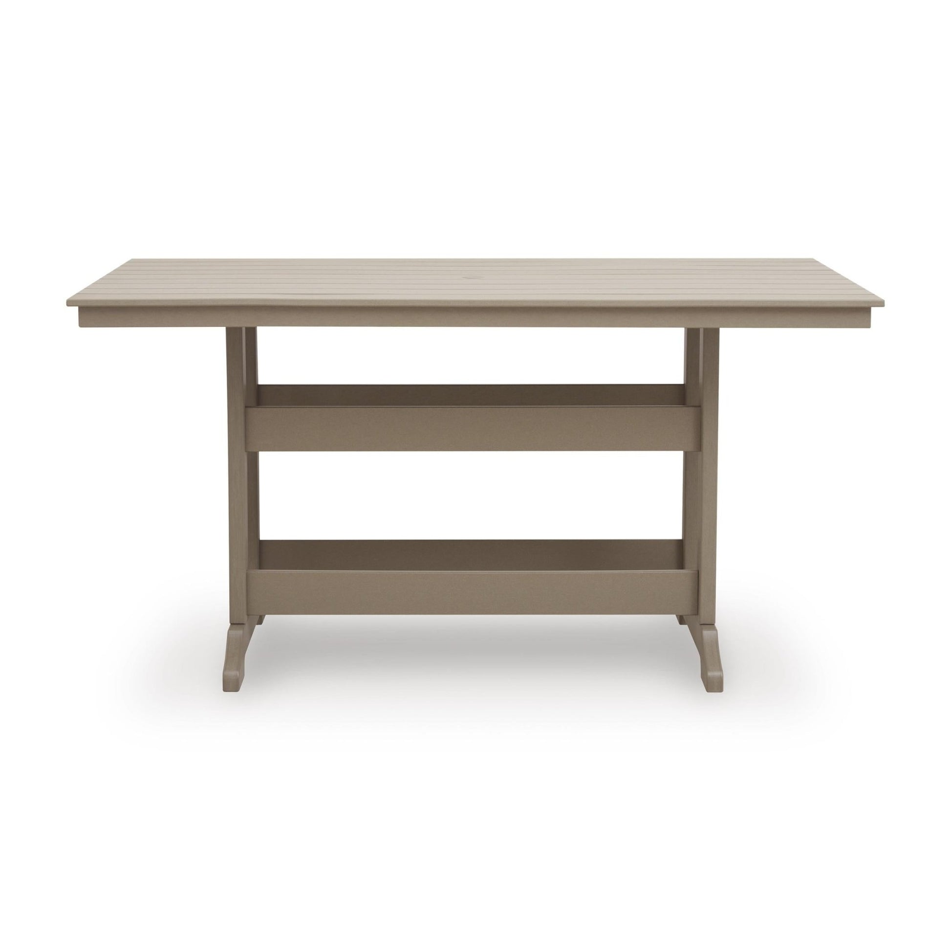 Signature Design by Ashley Seacliff Beach PCP228 - 642 Rectangular Counter Table with Umbrella Option - American Furniture of Slidell
