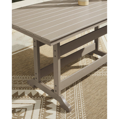 Signature Design by Ashley Seacliff Beach PCP228 - 642 Rectangular Counter Table with Umbrella Option - American Furniture of Slidell