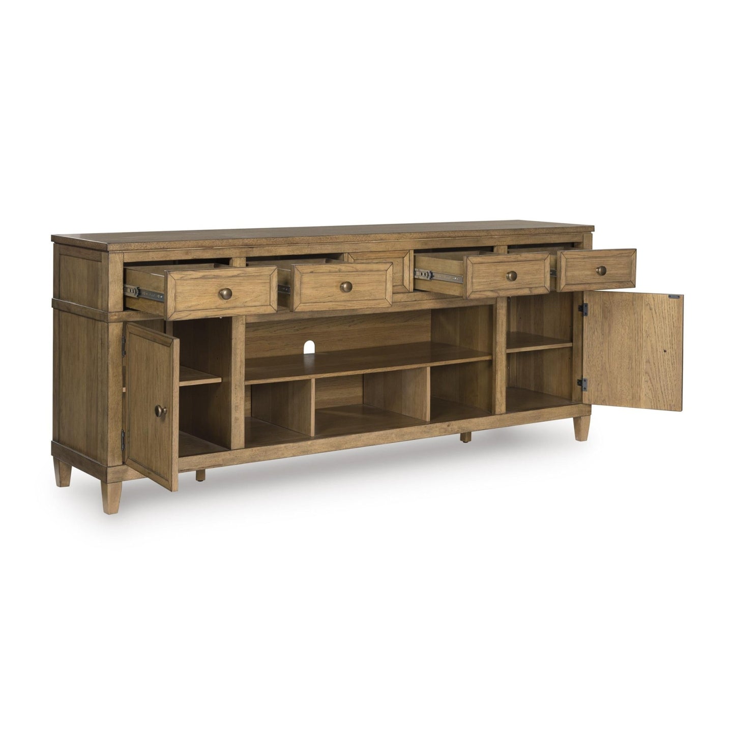 Signature Design by Ashley Sharlance W655 - 68 XL TV Stand with Fireplace Option - American Furniture of Slidell