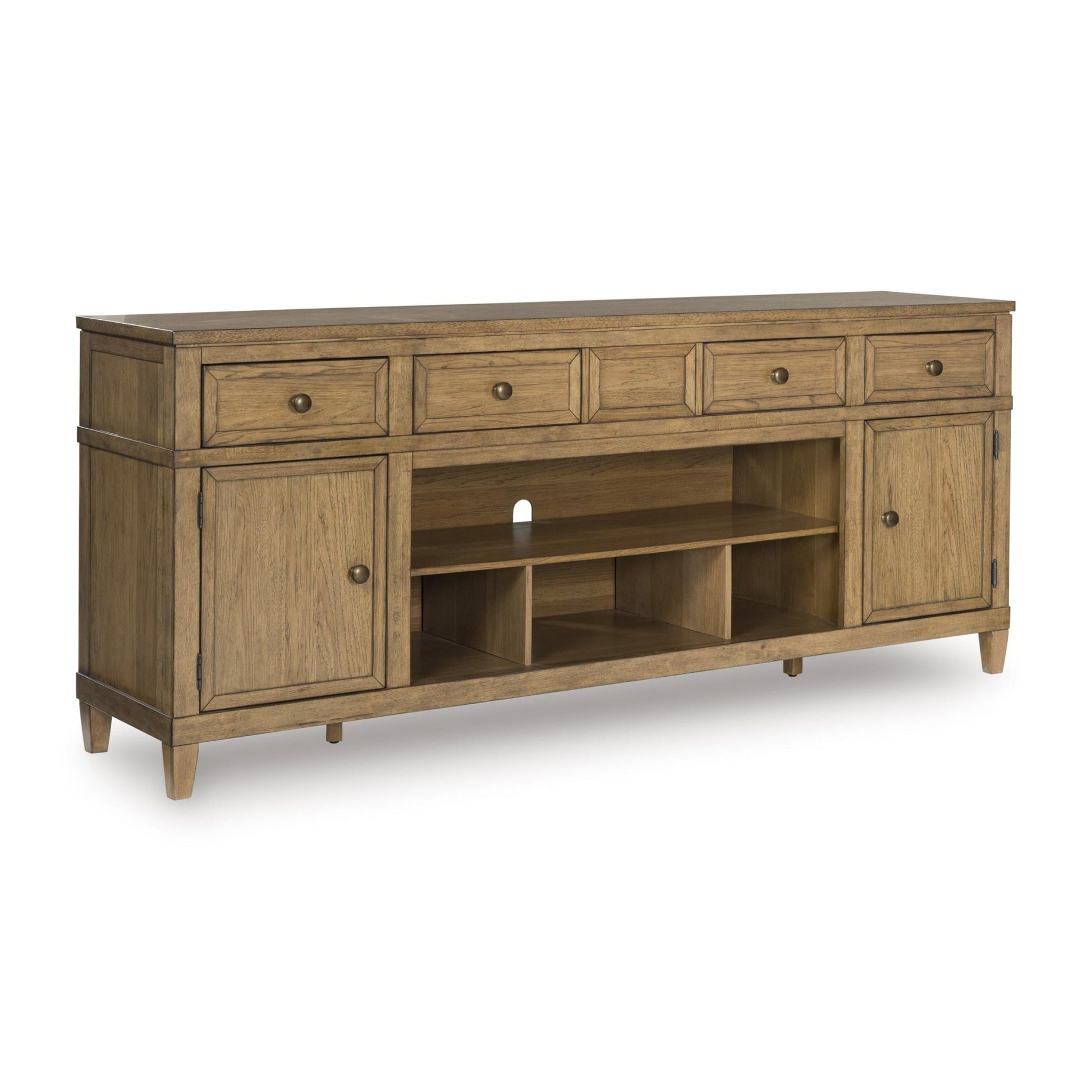Signature Design by Ashley Sharlance W655 - 68 XL TV Stand with Fireplace Option - American Furniture of Slidell