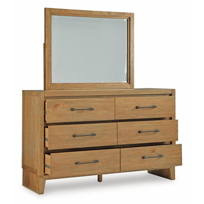 Signature Design by Ashley Sherbana B833B1 Dresser and Mirror - American Furniture of Slidell