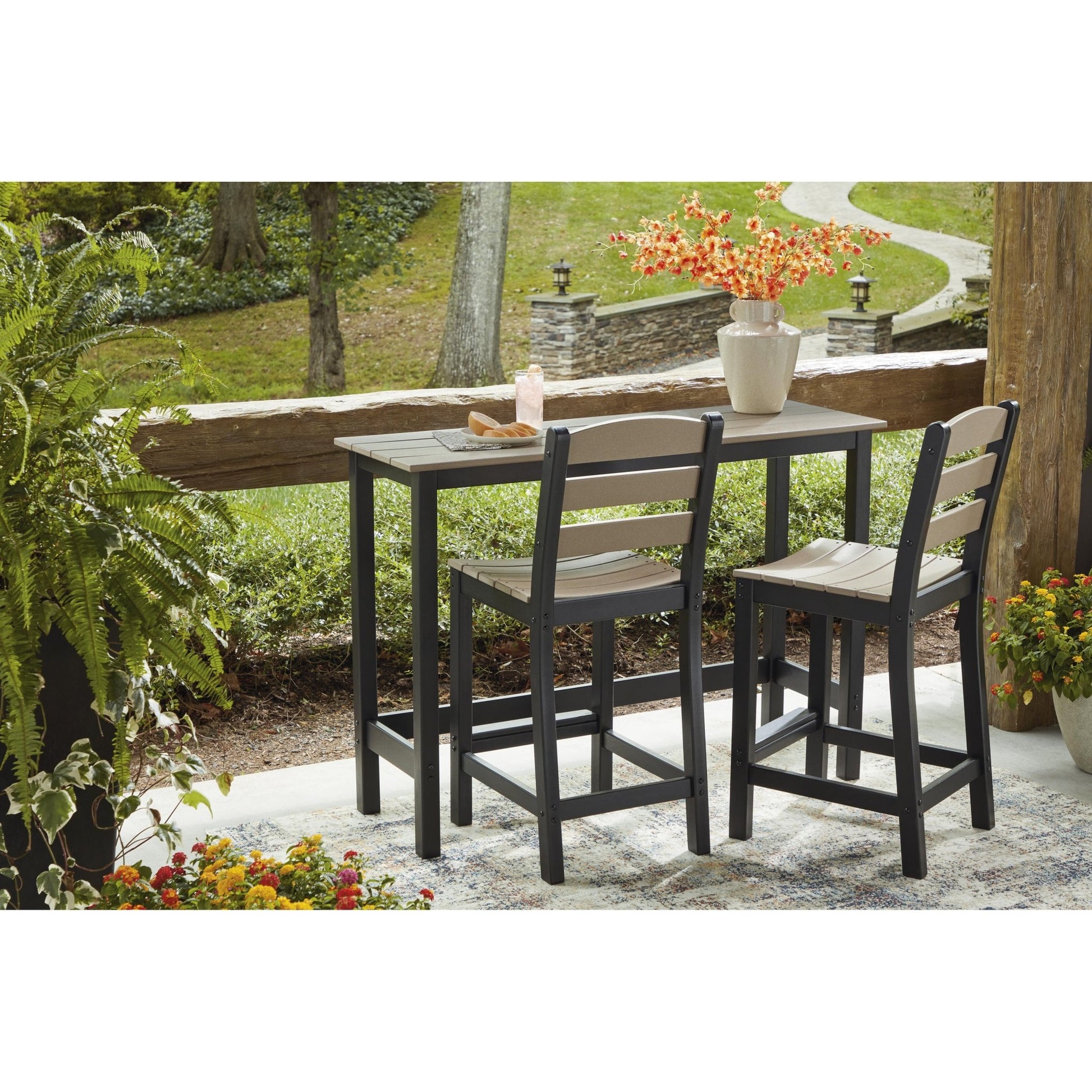 Signature Design by Ashley Shoreline Beach PCP221 - 113 Counter Table Set - American Furniture of Slidell
