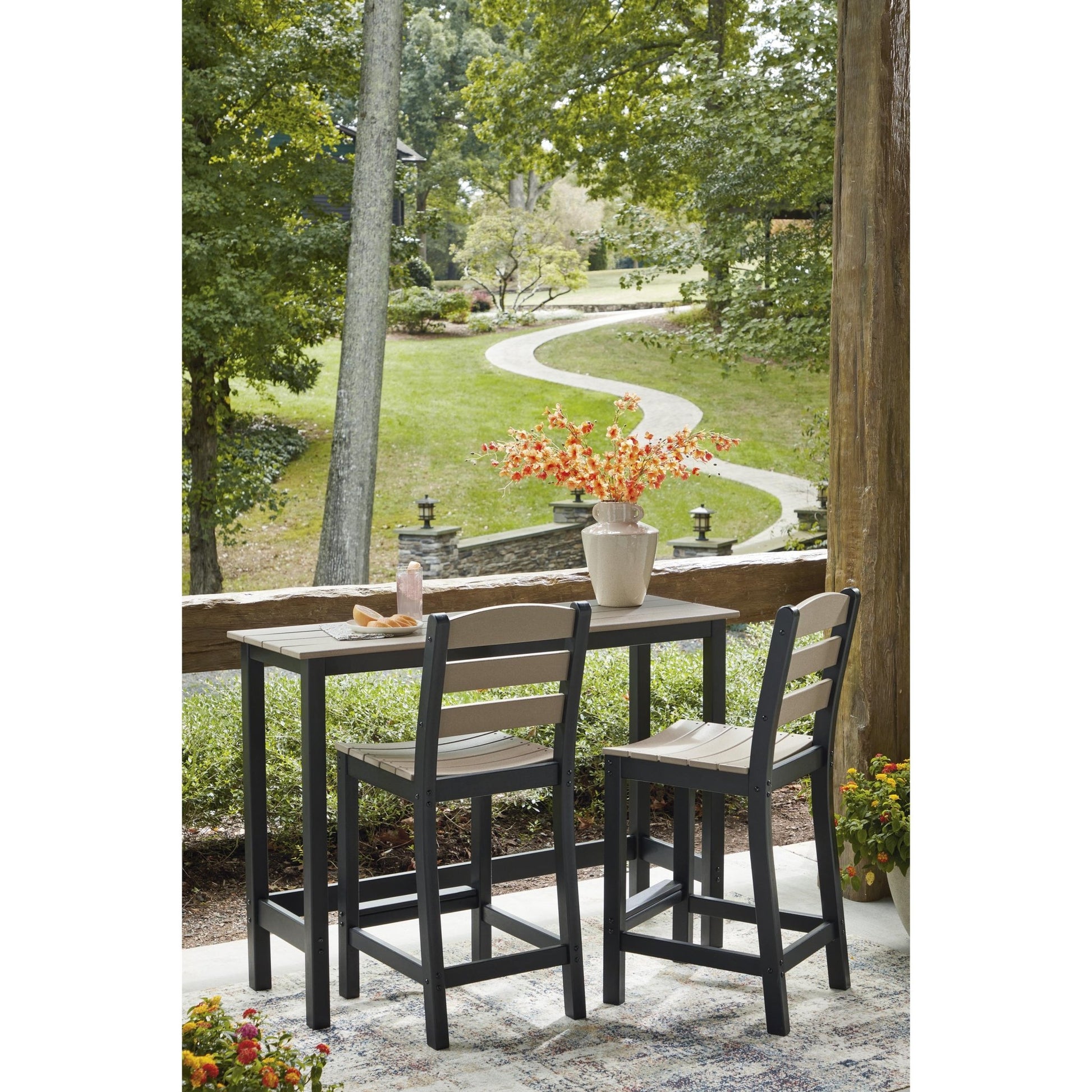 Signature Design by Ashley Shoreline Beach PCP221 - 113 Counter Table Set - American Furniture of Slidell