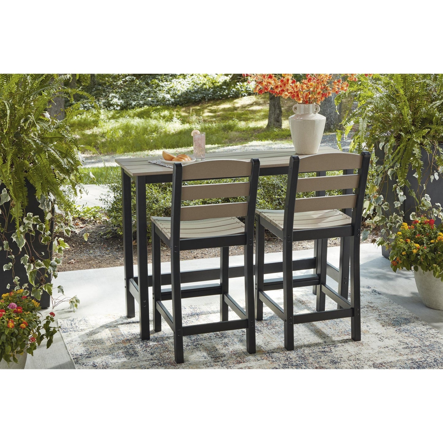 Signature Design by Ashley Shoreline Beach PCP221 - 113 Counter Table Set - American Furniture of Slidell