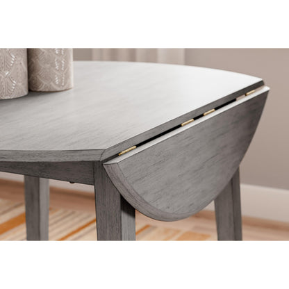 Signature Design by Ashley Shullden D194 - 15 Round Dining Room Drop Leaf Table - American Furniture of Slidell