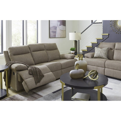 Signature Design by Ashley Side - Swipe PC9140589 Reclining Sofa with Drop Down Table - American Furniture of Slidell