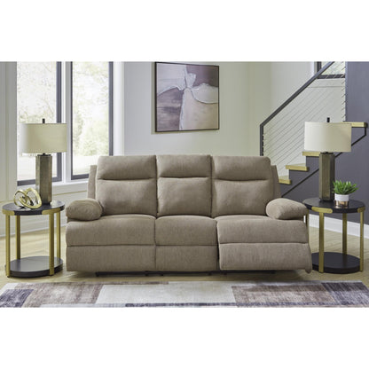 Signature Design by Ashley Side - Swipe PC9140589 Reclining Sofa with Drop Down Table - American Furniture of Slidell