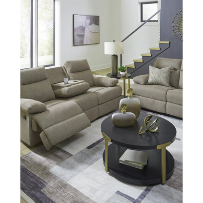 Signature Design by Ashley Side - Swipe PC9140589 Reclining Sofa with Drop Down Table - American Furniture of Slidell