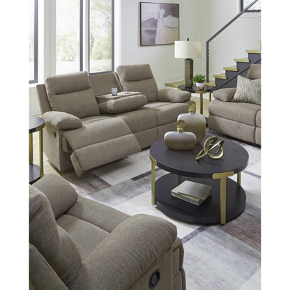 Signature Design by Ashley Side - Swipe PC9140589 Reclining Sofa with Drop Down Table - American Furniture of Slidell