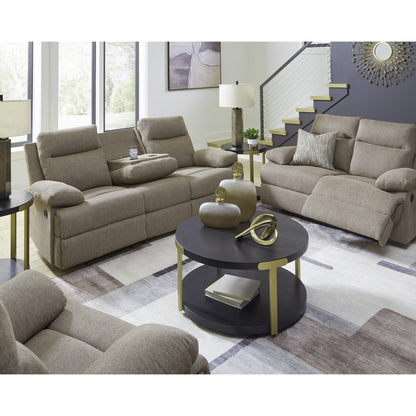 Signature Design by Ashley Side - Swipe PC9140589 Reclining Sofa with Drop Down Table - American Furniture of Slidell