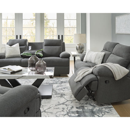 Signature Design by Ashley Side - Swipe PC9140689 Reclining Sofa with Drop Down Table - American Furniture of Slidell